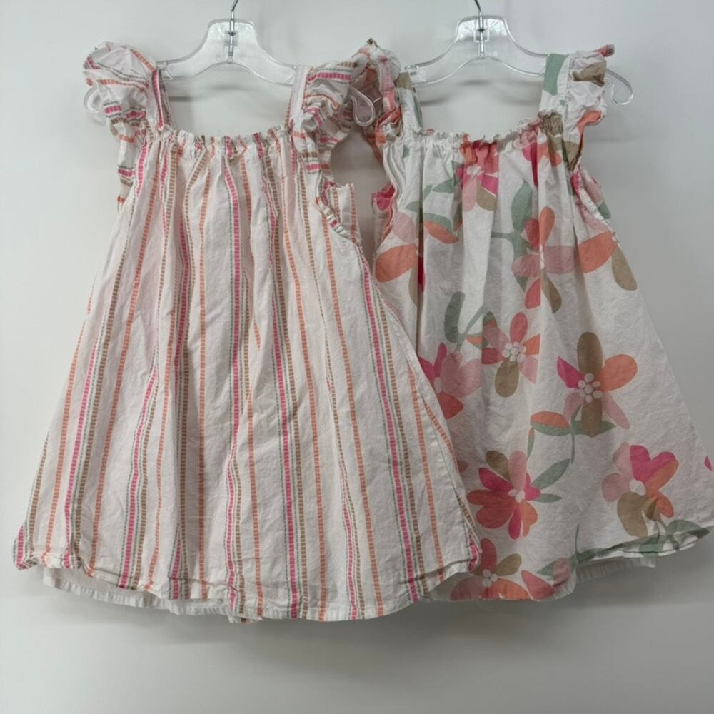 Girls Size 6 Rachel Zoe Cotton Dress Bundle Summer Floral Fairy Stripe Excellent